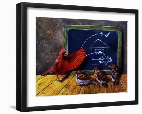 Flight School-Lucia Heffernan-Framed Art Print