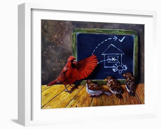 Flight School-Lucia Heffernan-Framed Art Print