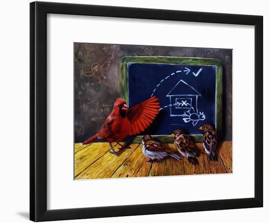 Flight School-Lucia Heffernan-Framed Art Print