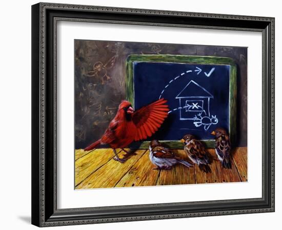 Flight School-Lucia Heffernan-Framed Art Print