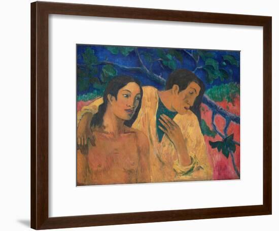 Flight (Tahitian Idyl)-Paul Gauguin-Framed Giclee Print