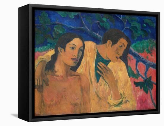 Flight (Tahitian Idyl)-Paul Gauguin-Framed Premier Image Canvas