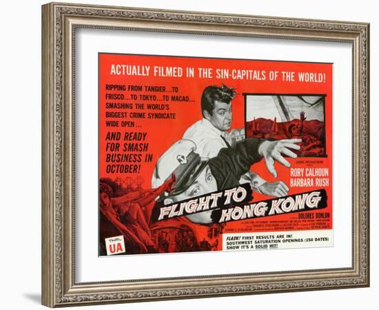 Flight to Hong Kong, 1956-null-Framed Art Print