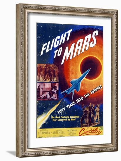 Flight to Mars, 1951-null-Framed Art Print