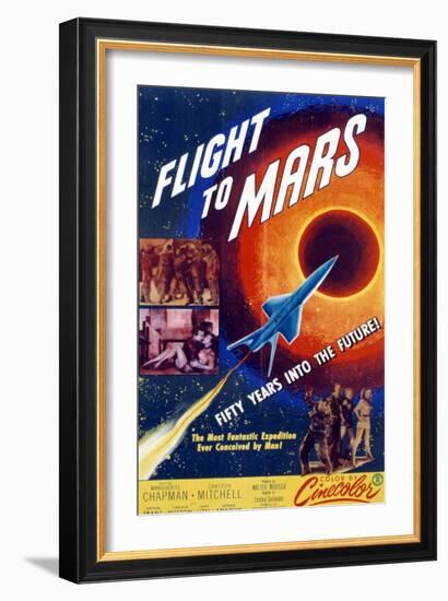 Flight to Mars, 1951-null-Framed Art Print