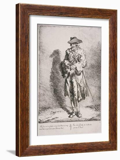 Flint and Steel Seller, Cries of London, 1760-Paul Sandby-Framed Giclee Print