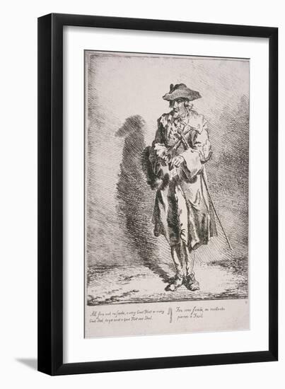 Flint and Steel Seller, Cries of London, 1760-Paul Sandby-Framed Giclee Print