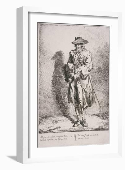 Flint and Steel Seller, Cries of London, 1760-Paul Sandby-Framed Giclee Print