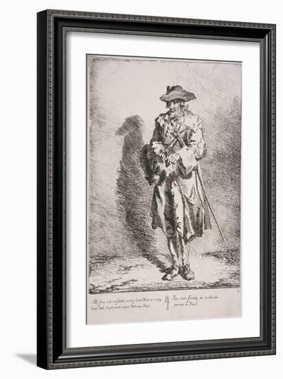 Flint and Steel Seller, Cries of London, 1760-Paul Sandby-Framed Giclee Print