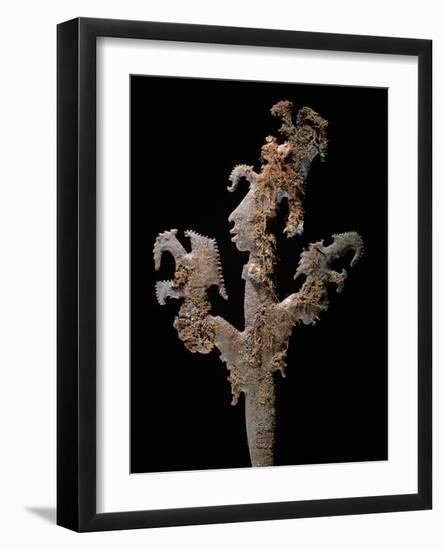 Flints, Maya, Copan, Honduras-Kenneth Garrett-Framed Photographic Print