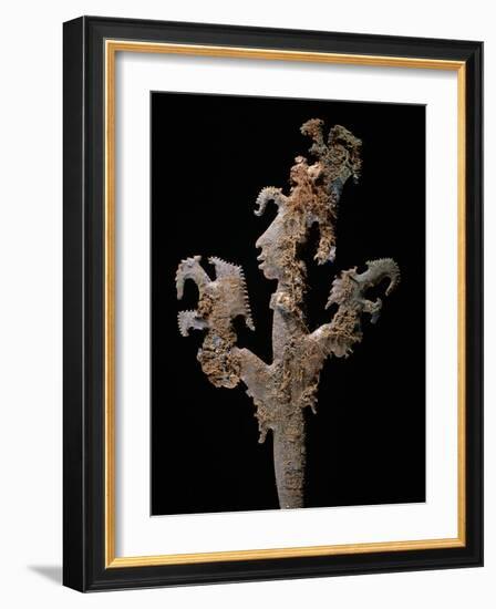 Flints, Maya, Copan, Honduras-Kenneth Garrett-Framed Photographic Print