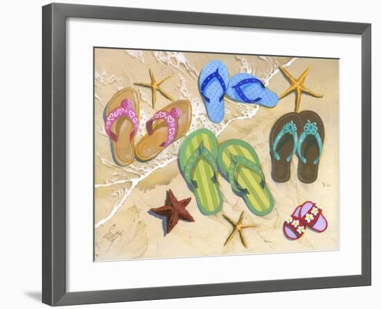 Flip-Flip Family-Scott Westmoreland-Framed Art Print