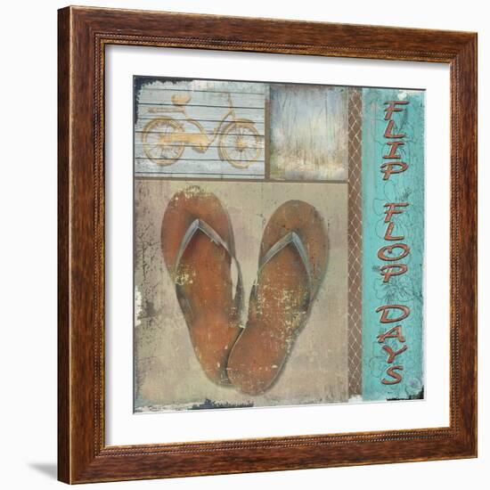 Flip Flop Days-Karen Williams-Framed Giclee Print