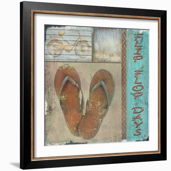 Flip Flop Days-Karen Williams-Framed Giclee Print