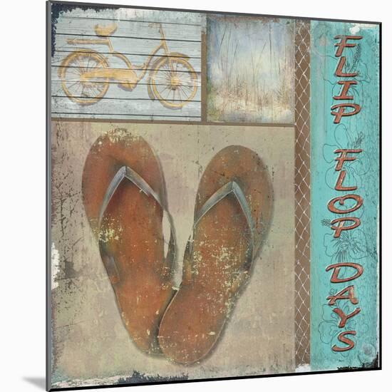 Flip Flop Days-Karen Williams-Mounted Giclee Print