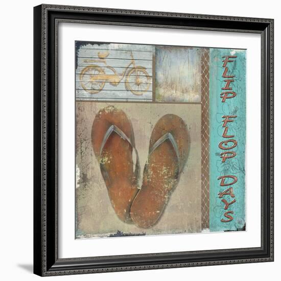 Flip Flop Days-Karen Williams-Framed Giclee Print