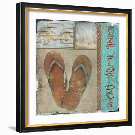 Flip Flop Days-Karen Williams-Framed Giclee Print