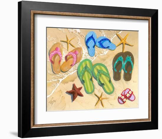 Flip Flop Family-Scott Westmoreland-Framed Art Print