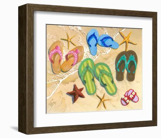 Flip Flop Family-Scott Westmoreland-Framed Art Print