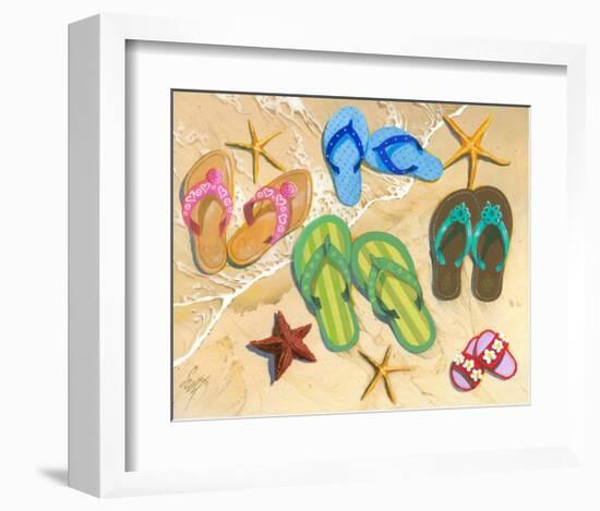 Flip Flop Family-Scott Westmoreland-Framed Art Print