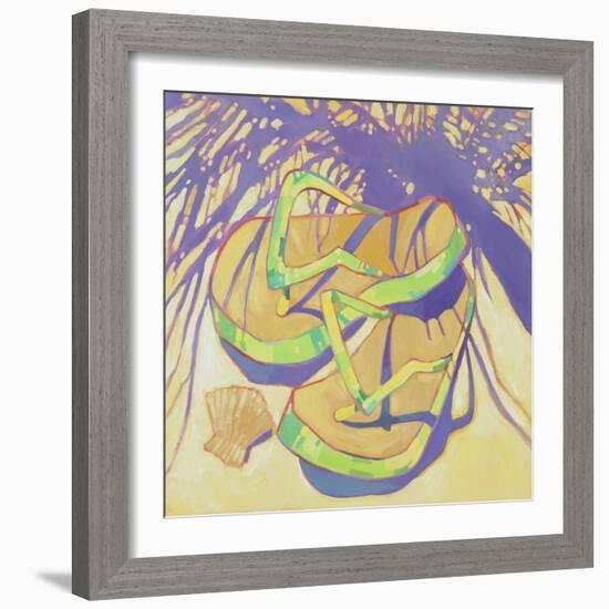 FlipFlops 2-Darrell Hill-Framed Giclee Print