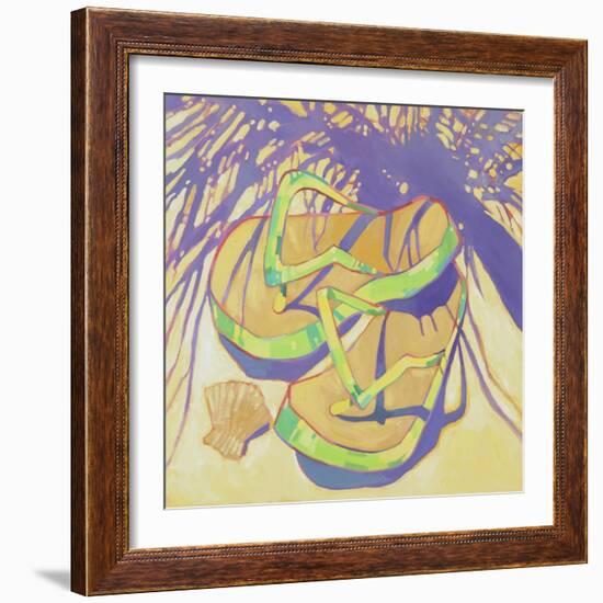 FlipFlops 2-Darrell Hill-Framed Giclee Print