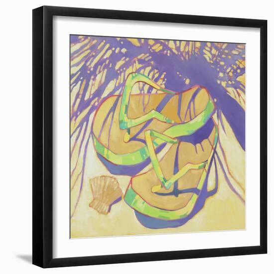 FlipFlops 2-Darrell Hill-Framed Giclee Print