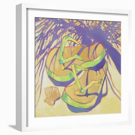 FlipFlops 2-Darrell Hill-Framed Giclee Print