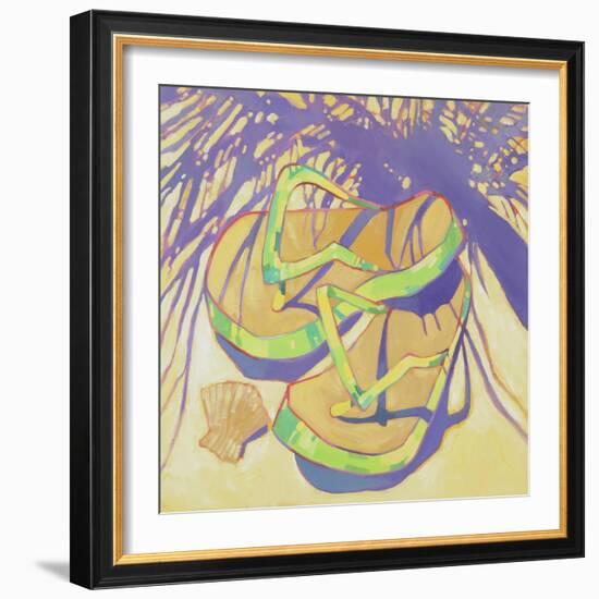 FlipFlops 2-Darrell Hill-Framed Giclee Print