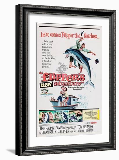 Flipper's New Adventure (aka Flipper and the Pirates)-null-Framed Art Print