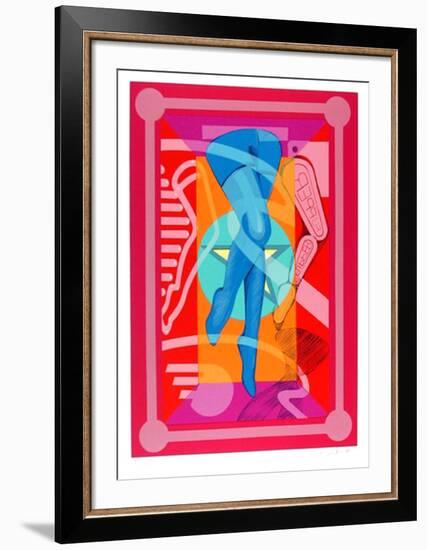 Flipper-Bob Pardo-Framed Serigraph