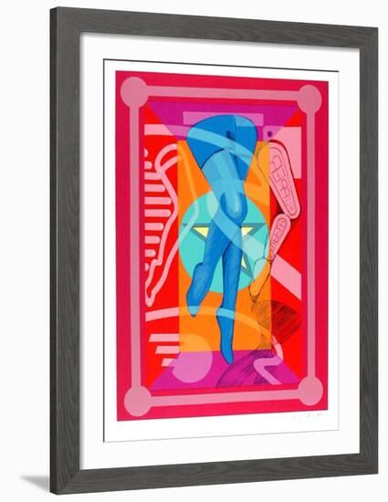 Flipper-Bob Pardo-Framed Serigraph