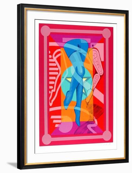 Flipper-Bob Pardo-Framed Serigraph