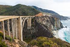 The Historic Bixby Bridge on the Pacific Coast Highway California Big Sur-flippo-Photographic Print
