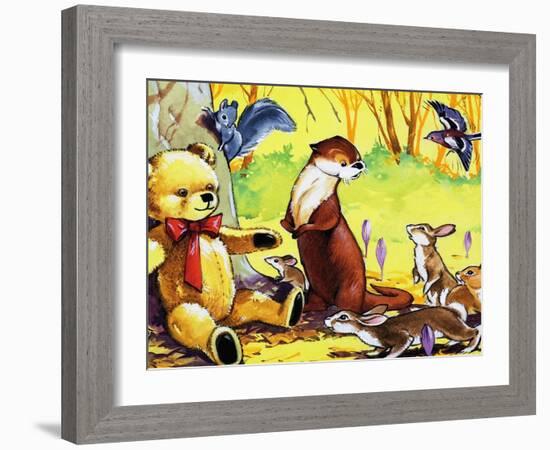 Fliptail the Otter-Bert Felstead-Framed Giclee Print