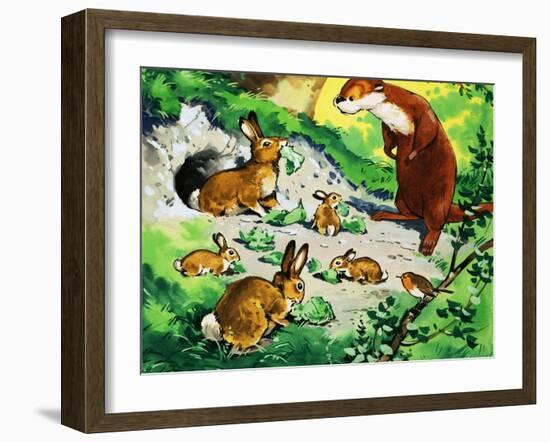 Fliptail the Otter-Bert Felstead-Framed Giclee Print