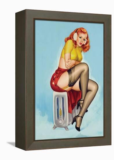 Flirt Magazine; Chilly-Peter Driben-Framed Stretched Canvas