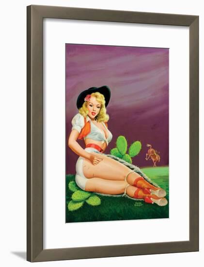 Flirt Magazine; Fallin' on the Cactus-Peter Driben-Framed Art Print