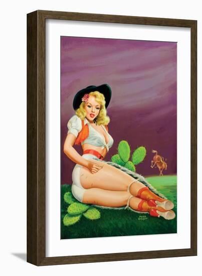 Flirt Magazine; Fallin' on the Cactus-Peter Driben-Framed Art Print