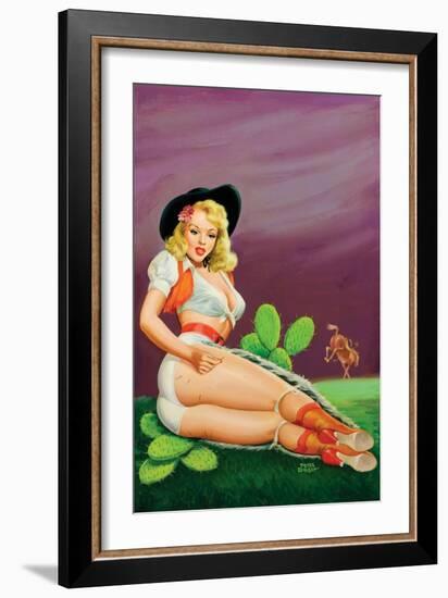 Flirt Magazine; Fallin' on the Cactus-Peter Driben-Framed Art Print