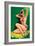 Flirt Magazine; Pinup with Hat-Peter Driben-Framed Art Print