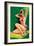 Flirt Magazine; Pinup with Hat-Peter Driben-Framed Art Print