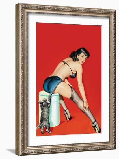 Flirt Magazine; Playful Pussy-Peter Driben-Framed Art Print