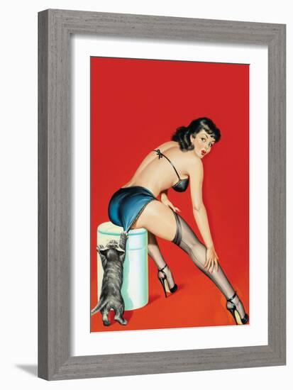 Flirt Magazine; Playful Pussy-Peter Driben-Framed Art Print