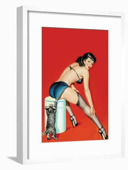 Flirt Magazine; Playful Pussy-Peter Driben-Framed Art Print