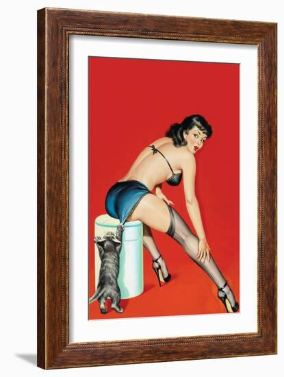 Flirt Magazine; Playful Pussy-Peter Driben-Framed Art Print