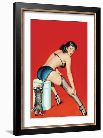 Flirt Magazine; Playful Pussy-Peter Driben-Framed Art Print