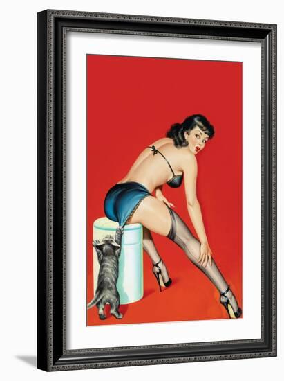 Flirt Magazine; Playful Pussy-Peter Driben-Framed Art Print