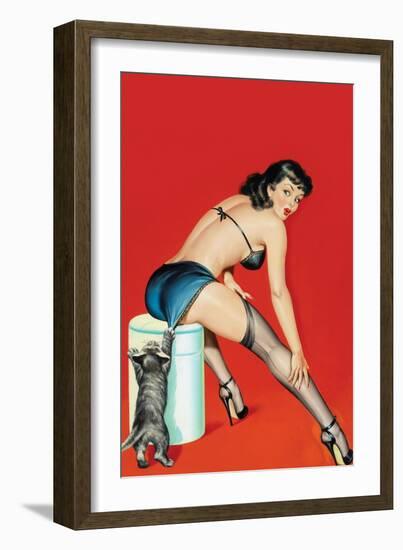 Flirt Magazine; Playful Pussy-Peter Driben-Framed Art Print