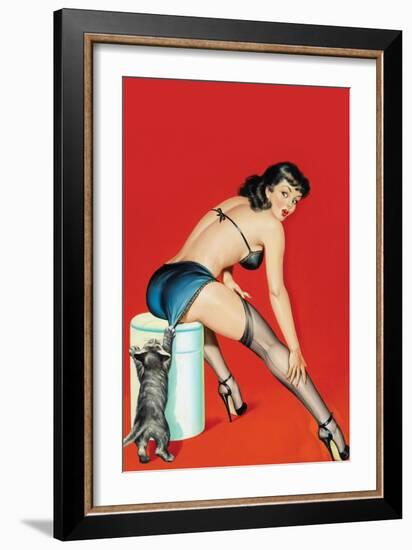 Flirt Magazine; Playful Pussy-Peter Driben-Framed Art Print